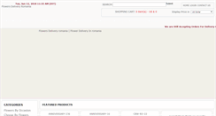 Desktop Screenshot of flowersdeliveryromania.com