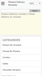 Mobile Screenshot of flowersdeliveryromania.com